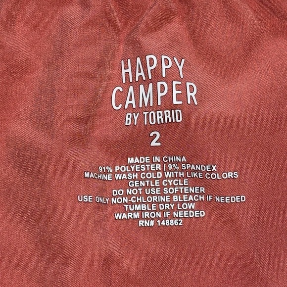 Torrid Happy Camper Stretch Woven Cropped Active Pants Womens Size 18-20 NWT - Picture 5 of 6